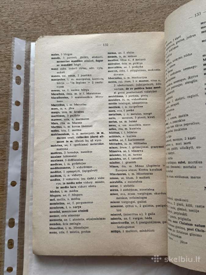 Lotynų kalbos vadovėlis 1940 m. - nuotraukos Nr. 5