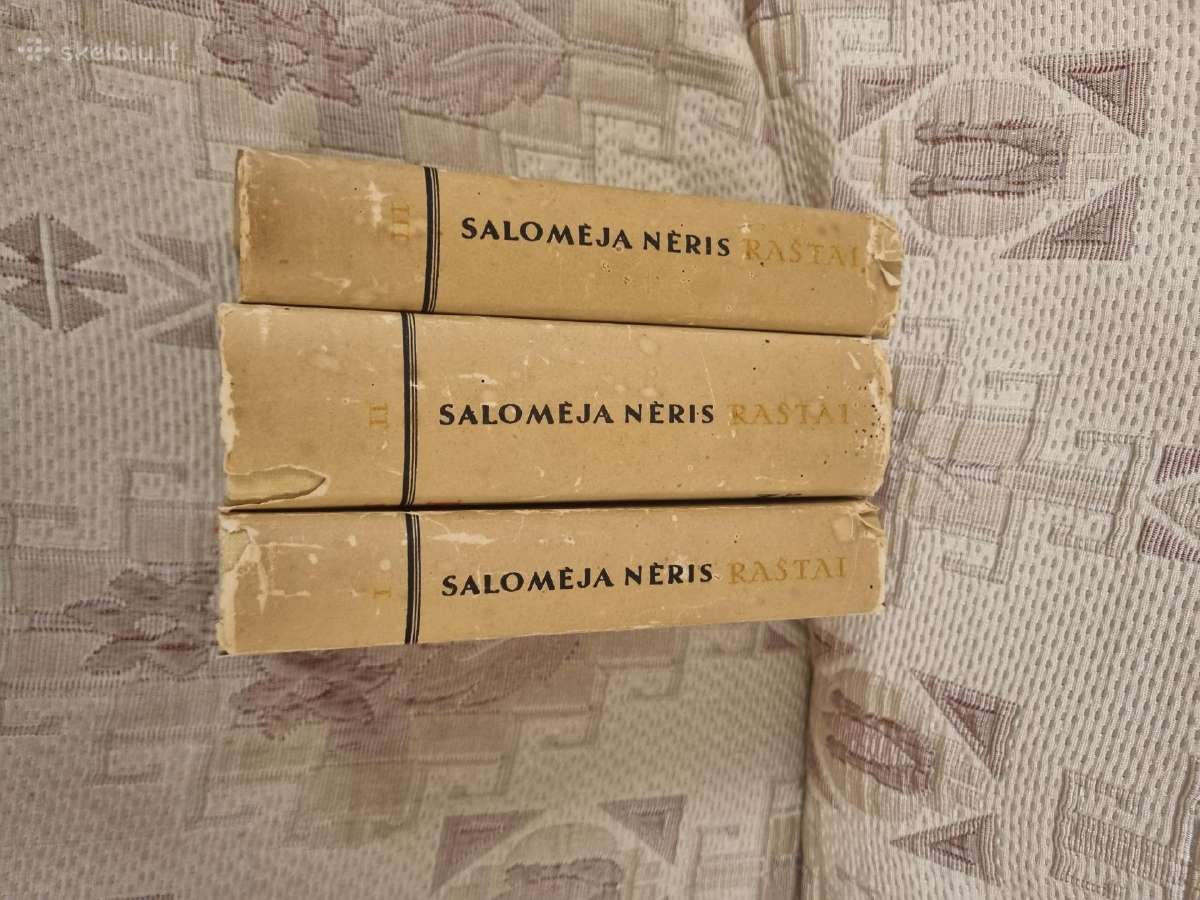 Salomėja Nėris raštai 3 knygos - nuotraukos Nr. 2