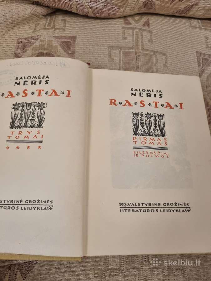 Salomėja Nėris raštai 3 knygos - nuotraukos Nr. 4