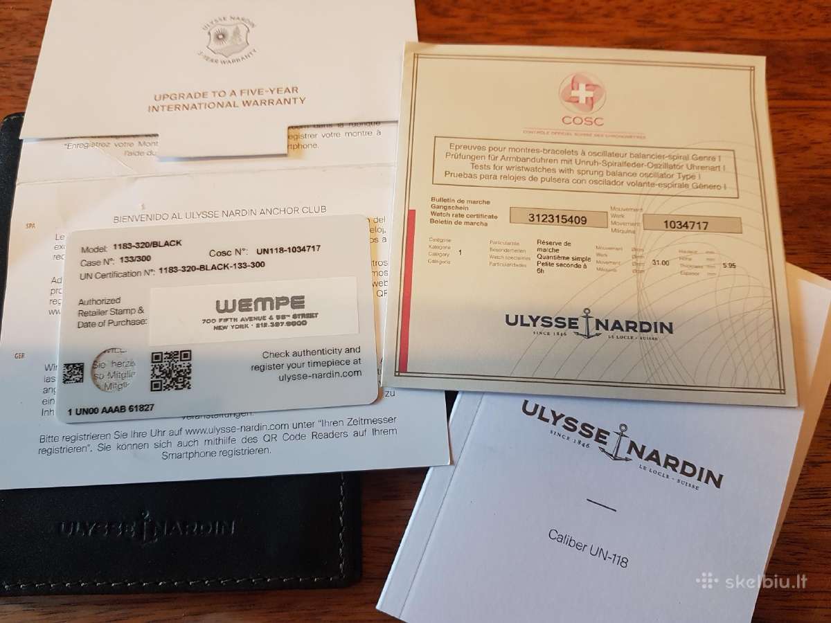 Ulysse Nardin Marine Torpilleur Military Swiss - nuotraukos Nr. 3