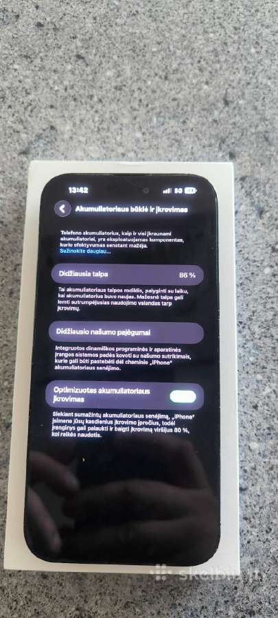 iPhone 14 pro max 256gb 86% baterija - nuotraukos Nr. 6