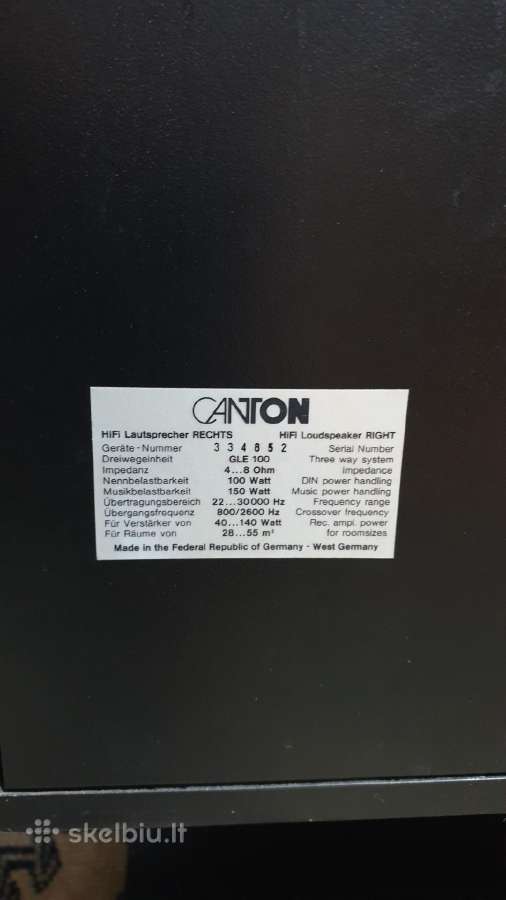 Canton Gle 100 - nuotraukos Nr. 3