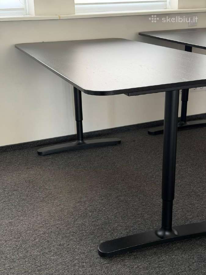 Ikea Bekant Desk, Black, 160x80 cm, Office Desk - nuotraukos Nr. 2