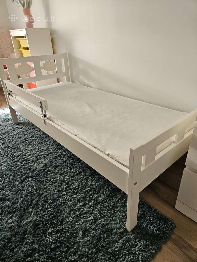 Vaikiška lova 70 x 160 + čiužinys - nuotraukos Nr. 3