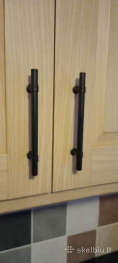 Lontan juodos spintelių rankenėlės 160 mm - nuotraukos Nr. 5