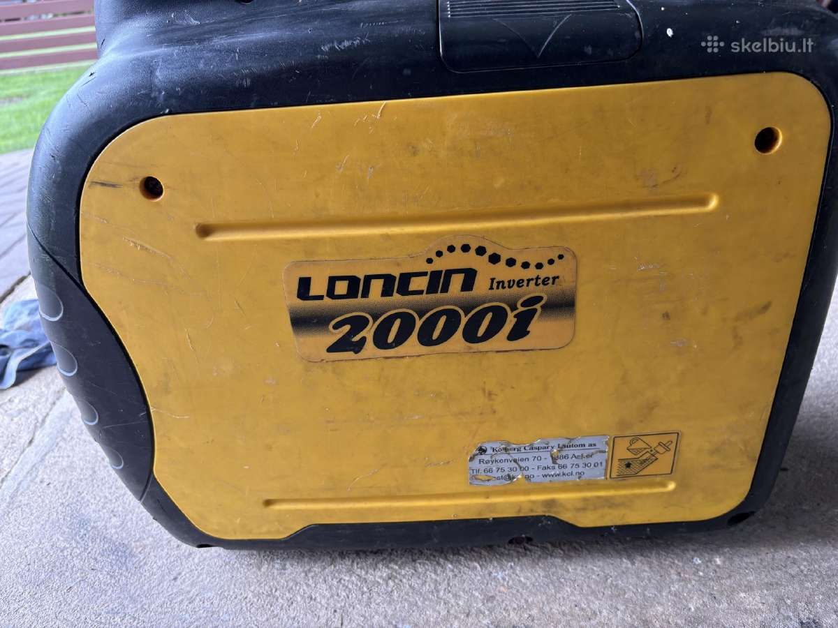 Inverterinis Loncin 2000i generatorius - nuotraukos Nr. 4