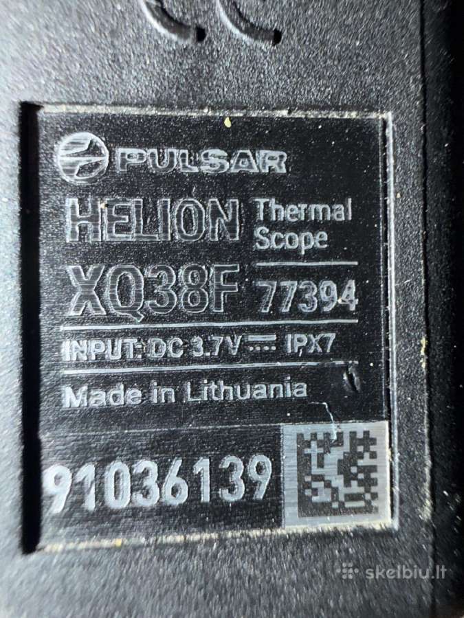 Termovizorius Pulsar Helion Xq38f - nuotraukos Nr. 2