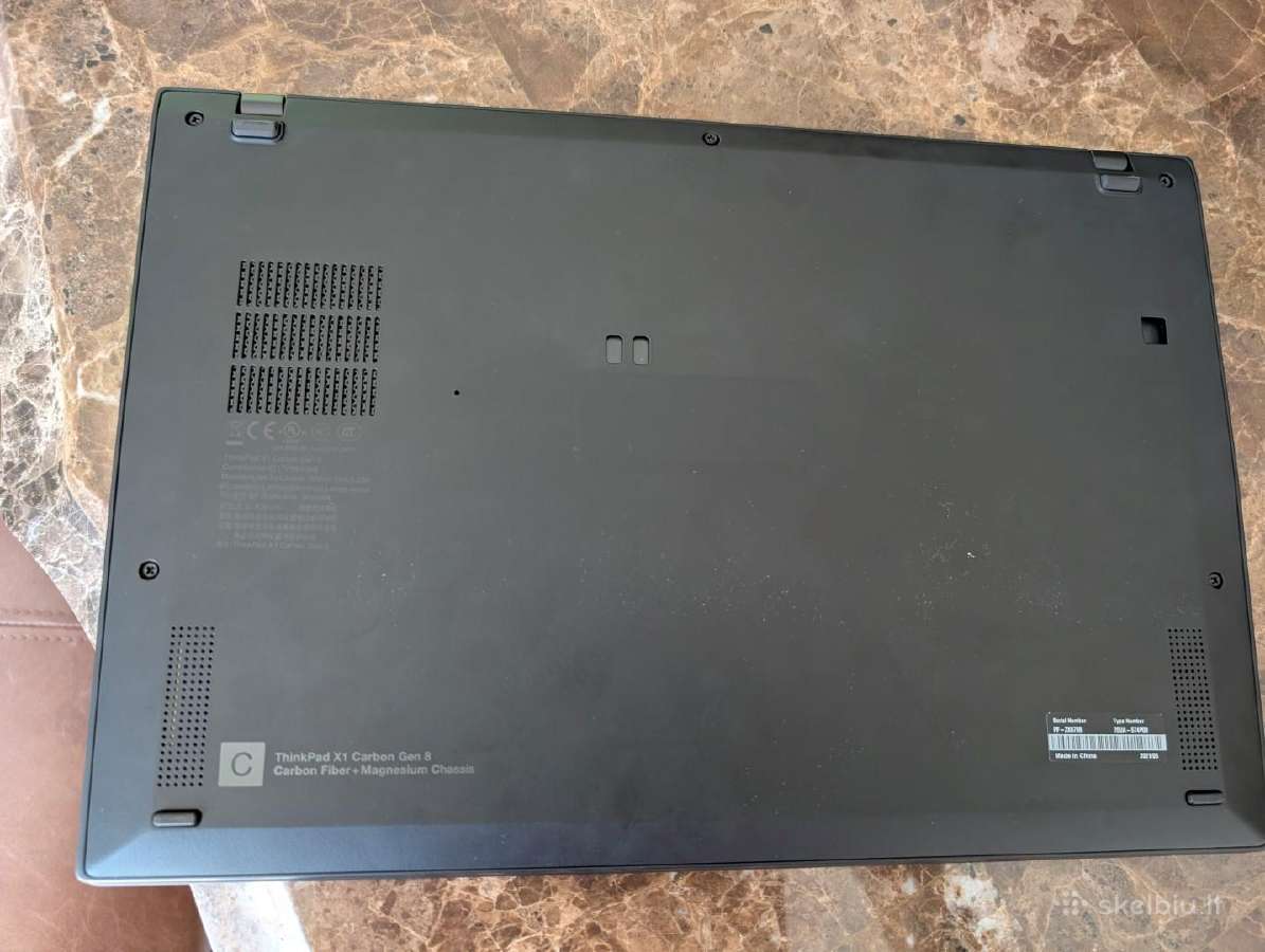 Galingas Lenovo Thinkpad X1 Carbon Gen8 16gb RAM - nuotraukos Nr. 5