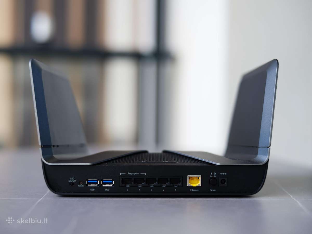 Netgear Nighthawk Ax8 WiFi 6 Router (Rax 80) - nuotraukos Nr. 2