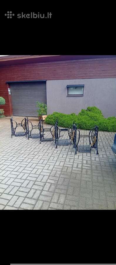 Senovinės atrestauruotos gražios siuvimo kojos - nuotraukos Nr. 13