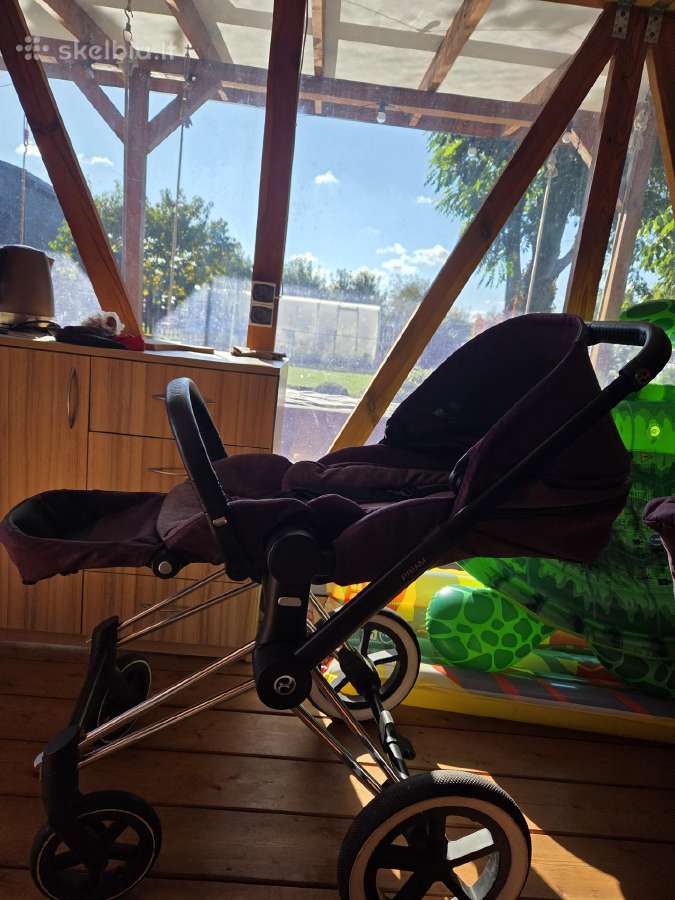 Cybex Priam V3(2in1)chrome + naujas cybex vokelis - nuotraukos Nr. 2