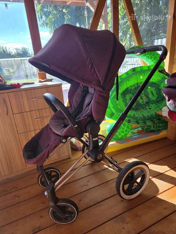 Cybex Priam V3(2in1)chrome + naujas cybex vokelis - nuotraukos Nr. 4