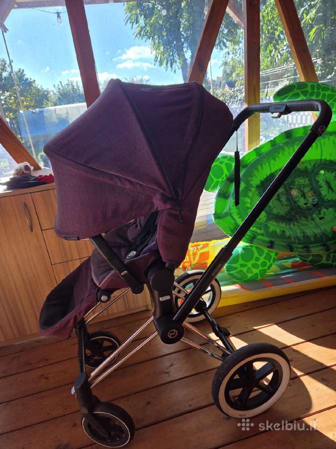 Cybex Priam V3(2in1)chrome + naujas cybex vokelis - nuotraukos Nr. 5