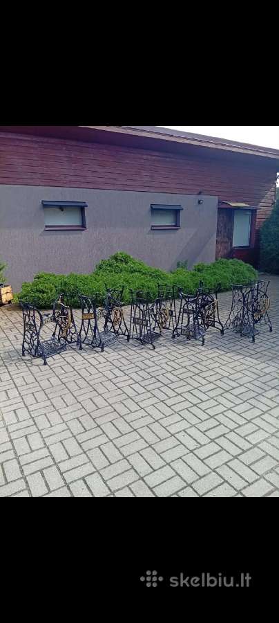 Senovinės atrestauruotos gražios siuvimo kojos - nuotraukos Nr. 10