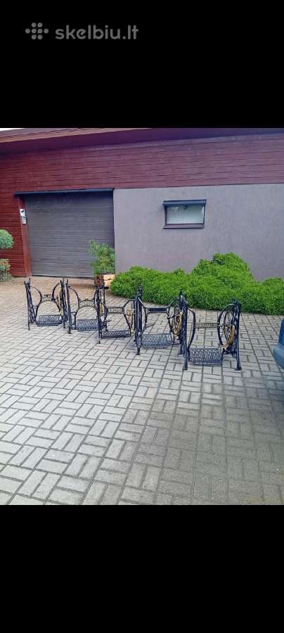 Senovinės atrestauruotos gražios siuvimo kojos - nuotraukos Nr. 12
