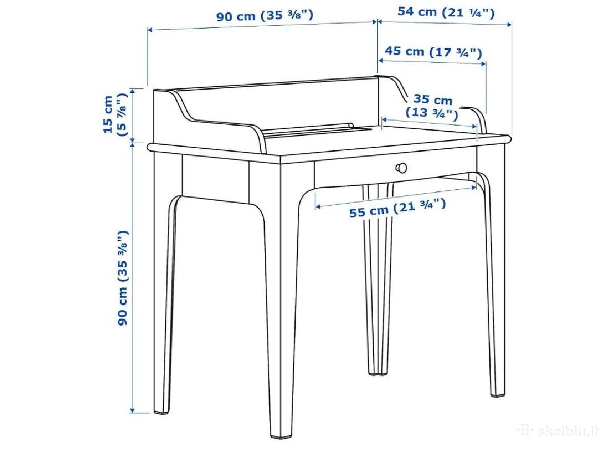Ikea Lommarp darbo stalas - nuotraukos Nr. 4
