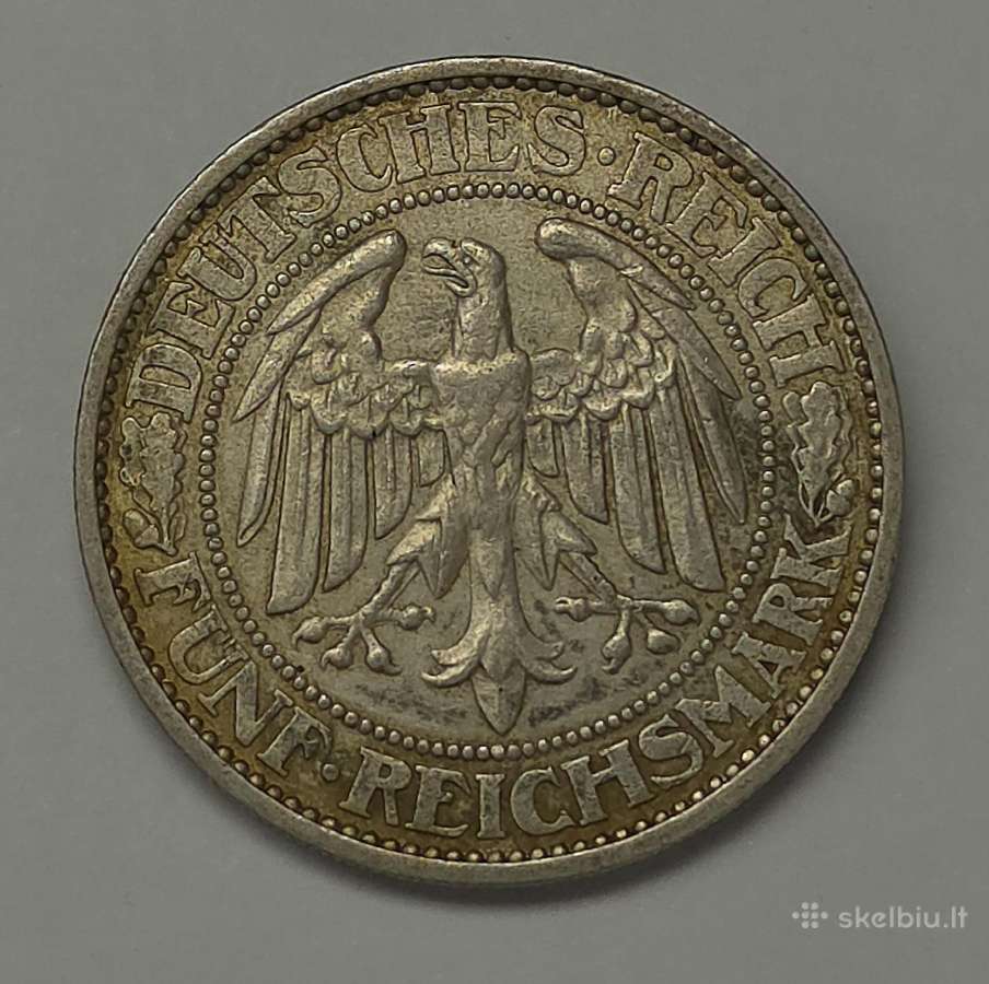 5 markės 1927 A (Eichbaum / Ąžuolas) - nuotraukos Nr. 7