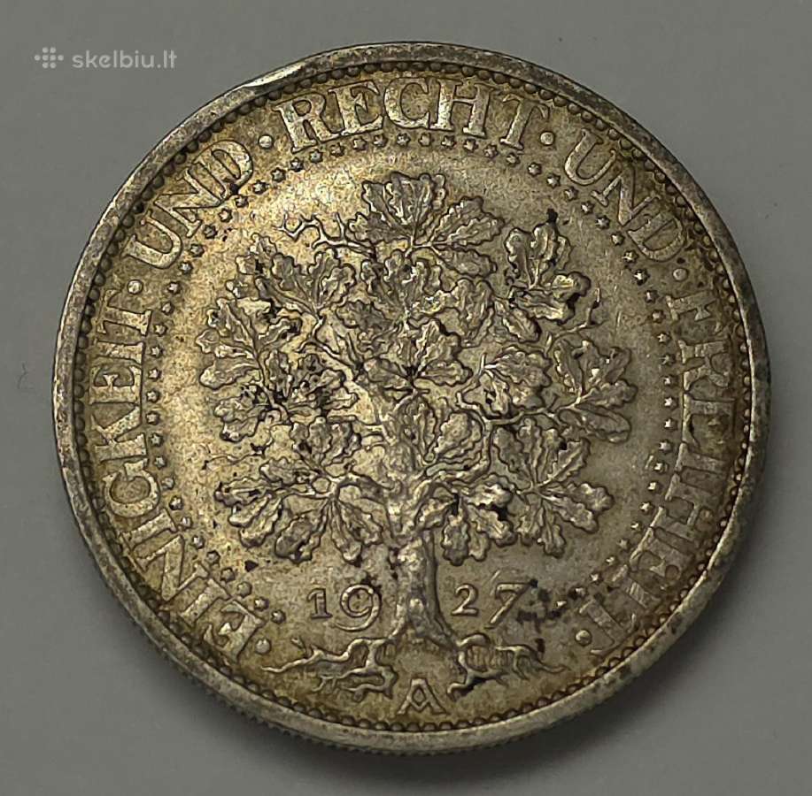 5 markės 1927 A (Eichbaum / Ąžuolas) - nuotraukos Nr. 10