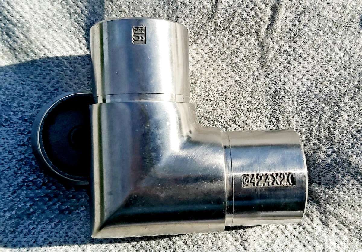 Nerūdijančio plieno turėklai stiklui Aisi 304, 7s - nuotraukos Nr. 13