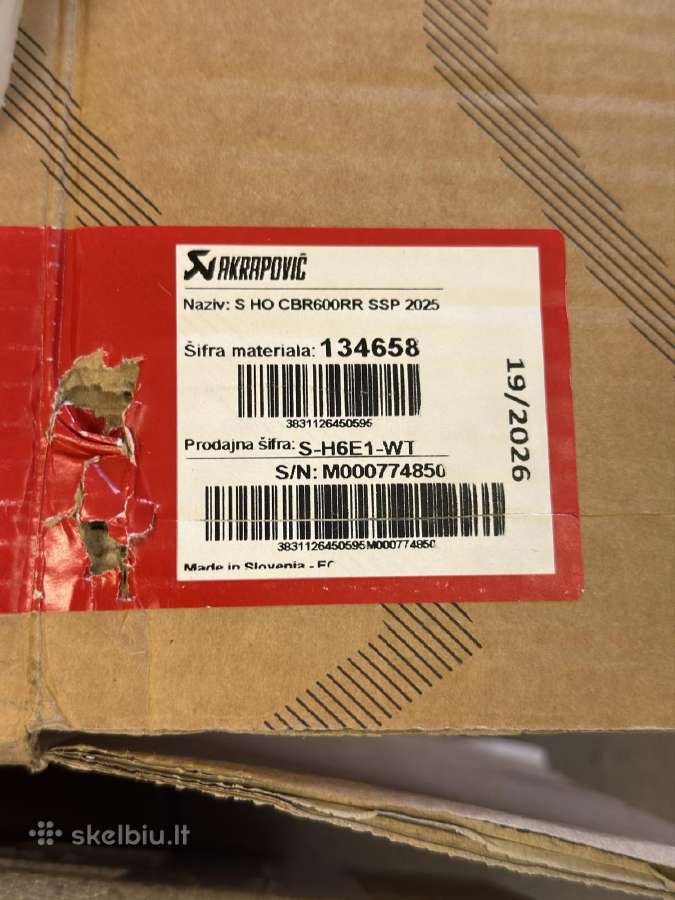 Honda ,Yamaha Akrapovic moto duslintuvai - nuotraukos Nr. 2