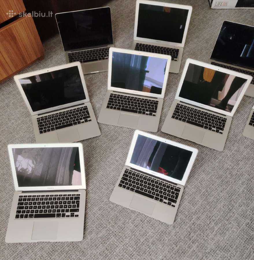 9 vienetai Apple MacBook kompiuterių - nuotraukos Nr. 3