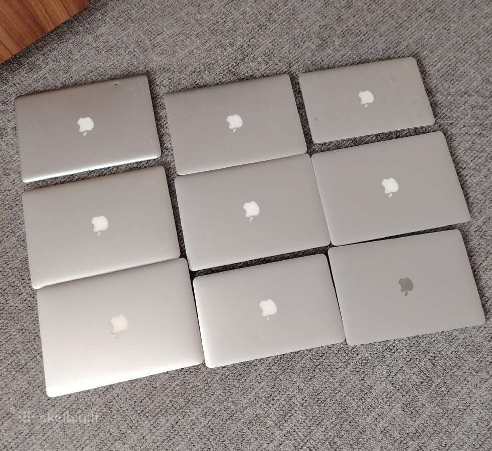 9 vienetai Apple MacBook kompiuterių - nuotraukos Nr. 6