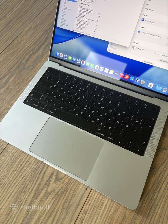 Labai gerai išlaikytas MacBook Pro 14 (1 TB SSD) - nuotraukos Nr. 2