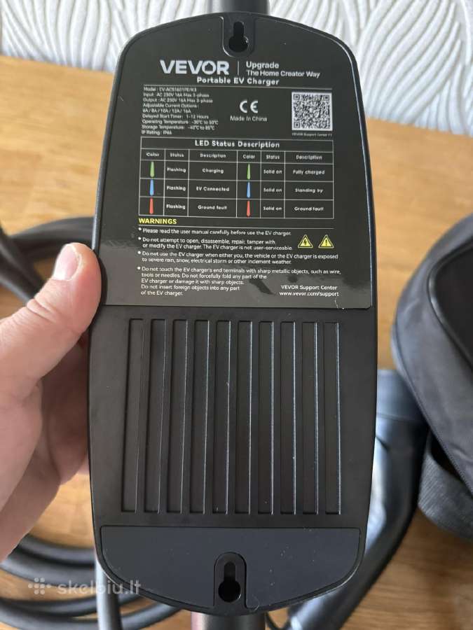 Elektromobilio įkrovimo kabelis iš trifazio įtype2 - nuotraukos Nr. 2