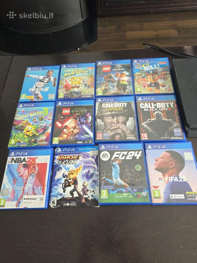 Parduodu Ps4 konsolę su 12 žaidimų - nuotraukos Nr. 2