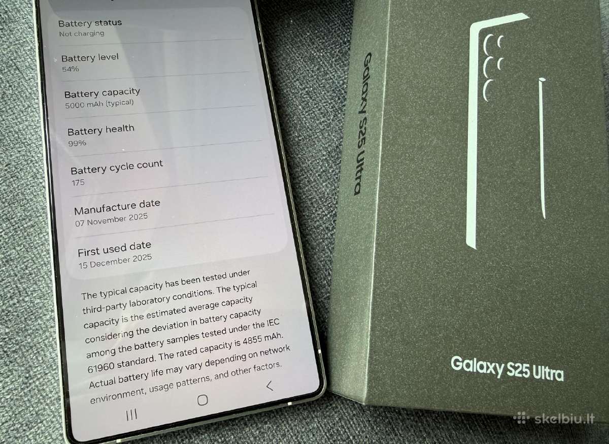 Idealus Samsung Galaxy S25 Ultra 512gb – 666 eur - nuotraukos Nr. 4