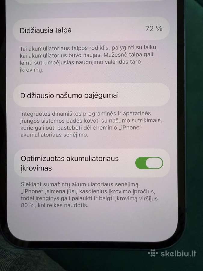 iPhone 13 blue 128gb - nuotraukos Nr. 8