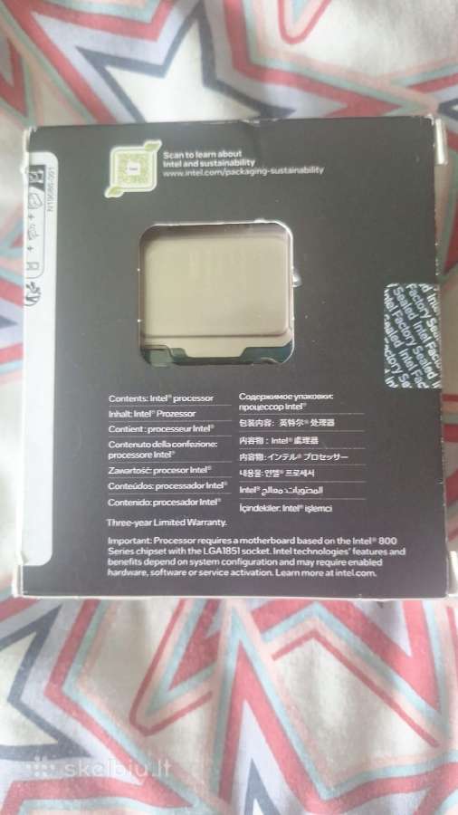 Procesorius Intel Core Ultra 7 - nuotraukos Nr. 4