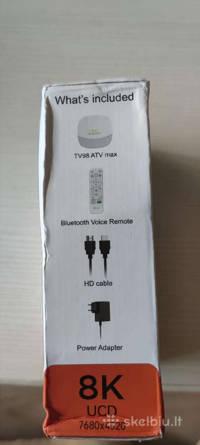 Tv98 Atv Max TV priedėlis 4k Android 14 - nuotraukos Nr. 3