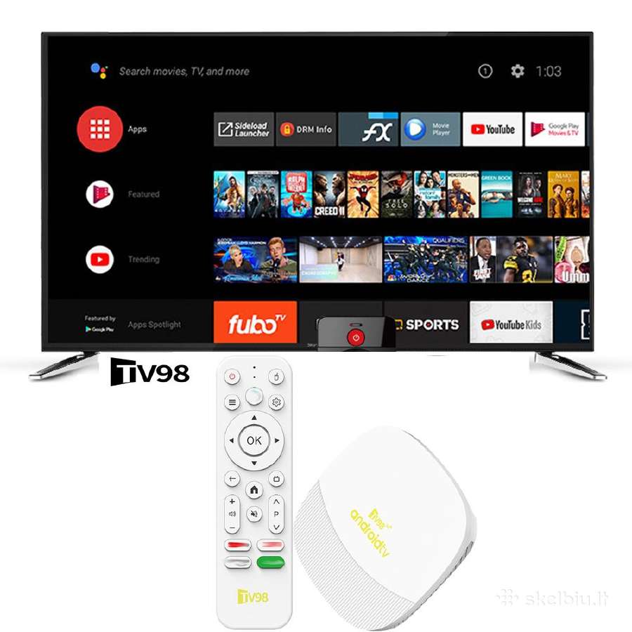 Tv98 Atv Max TV priedėlis 4k Android 14 - nuotraukos Nr. 6