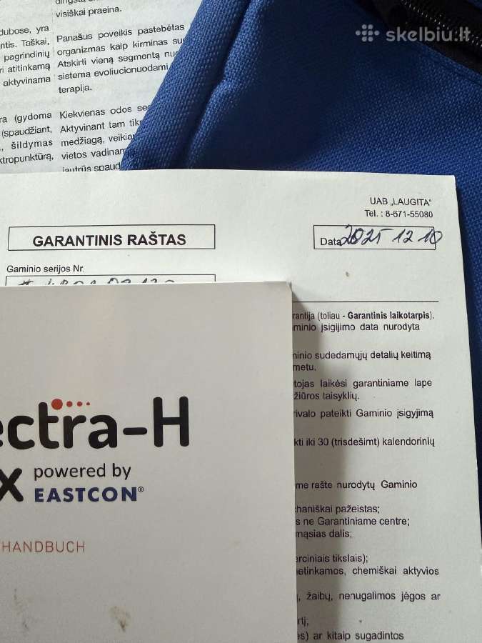 Eastcon Spectra-h Lux lazerinės terapijos prietais - nuotraukos Nr. 4