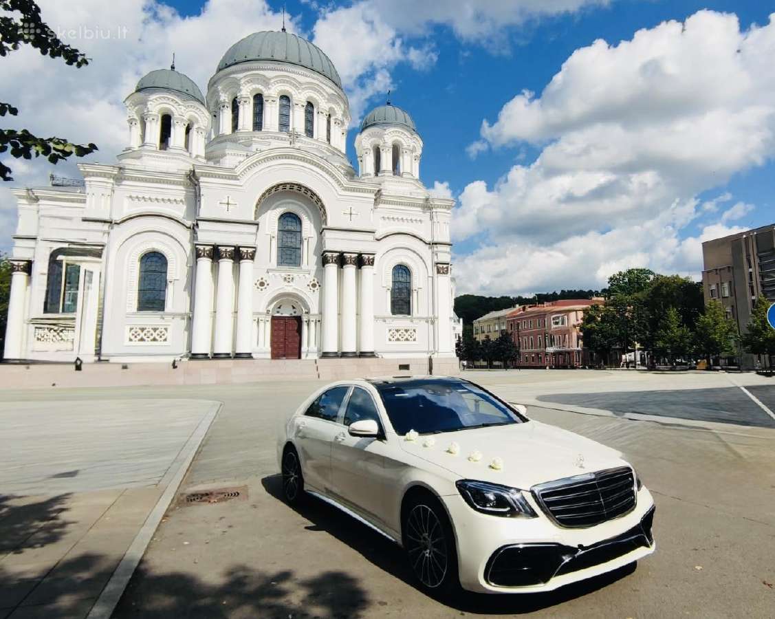 Mercedes-benz S500 w222 vestuvėms - nuotraukos Nr. 13