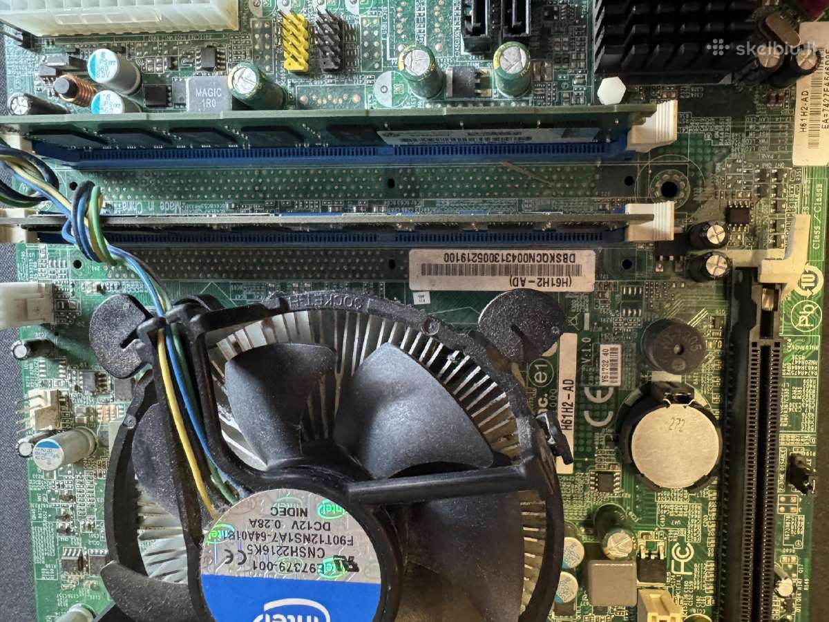 Cpu i5-3470+cpu Cooler+mainboard+8gb Ddr3 tik 40e - nuotraukos Nr. 2
