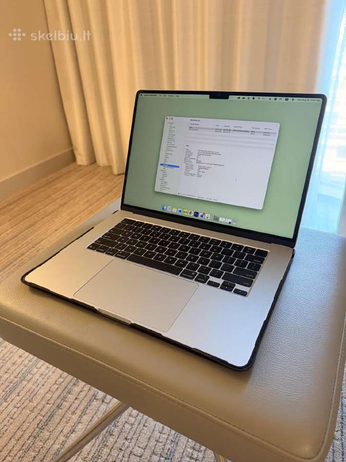 MacBook Air M4 15" 10c Gpu/24gb/512gb (Sky Blue) - nuotraukos Nr. 2