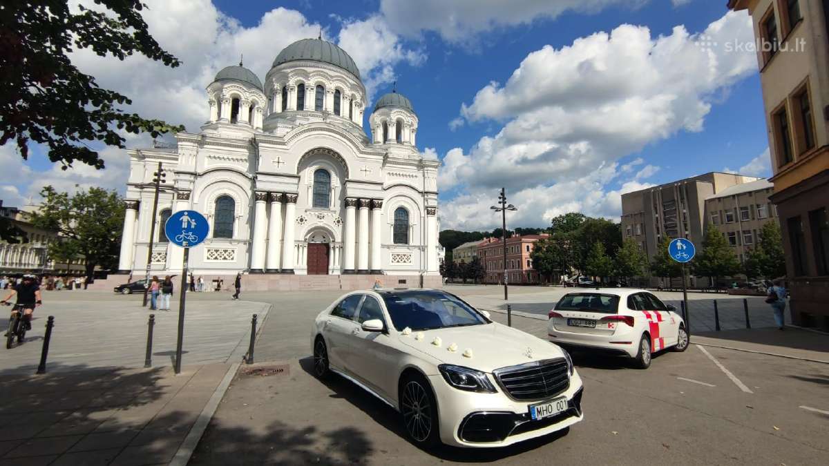 Prabangių Mercedesu nuoma vestuvėms - nuotraukos Nr. 36