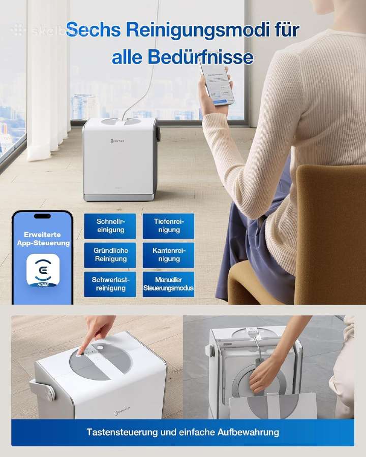 Ecovacs Winbot W2 Pro Omni langų valymo robotas - nuotraukos Nr. 3