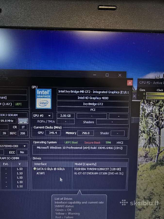 Lenovo Thinkpad T430 i5-3320m / 8gb / 128gb SSD - nuotraukos Nr. 12