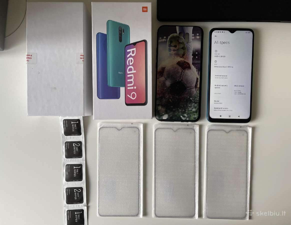 Telefonas Xiaomi Redmi 9 Tobula Bukle + Priedai - nuotraukos Nr. 2