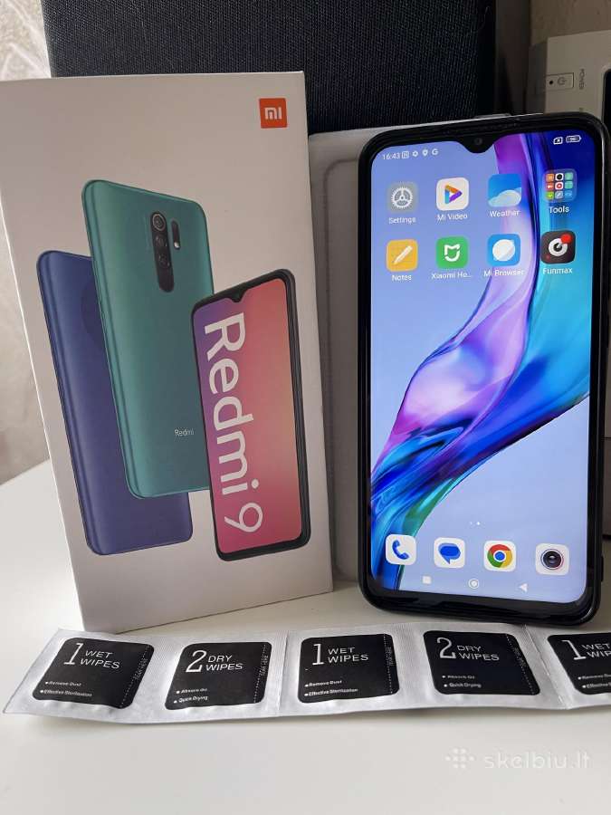 Telefonas Xiaomi Redmi 9 Tobula Bukle + Priedai - nuotraukos Nr. 9