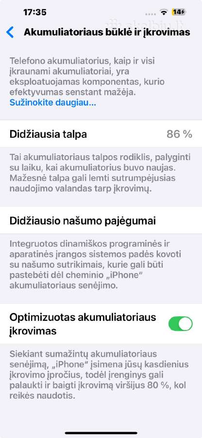 iPhone 13 Pro Max 256 GB Gold – 86% baterija - nuotraukos Nr. 6
