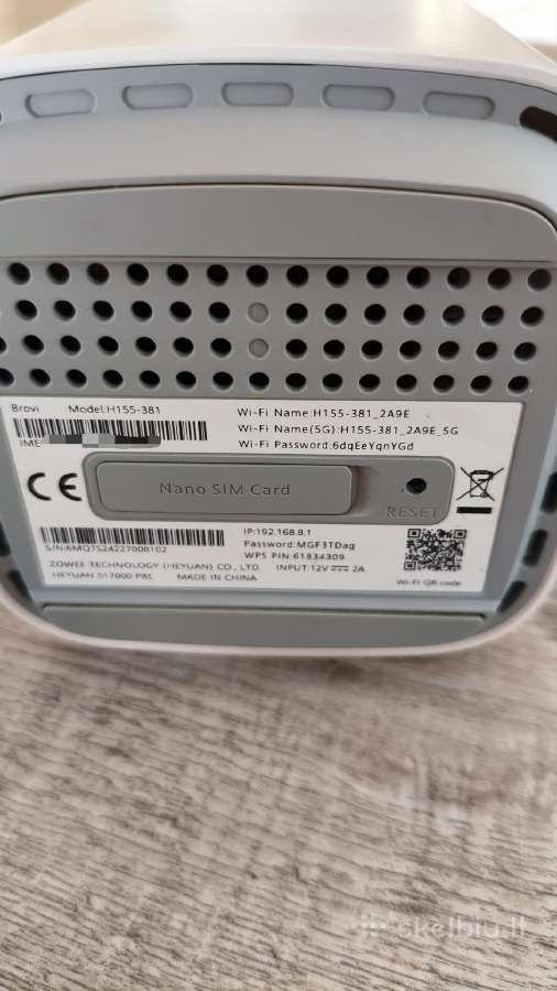 Huawei / Brovi H155-381 5G Cpe 5 - nuotraukos Nr. 3