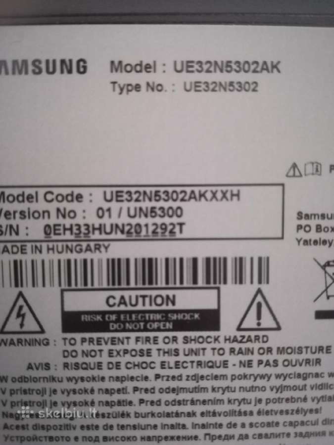 Samsung Ue32n 82cm Full HD Smart Wi-fi Go3 Youtube - nuotraukos Nr. 5