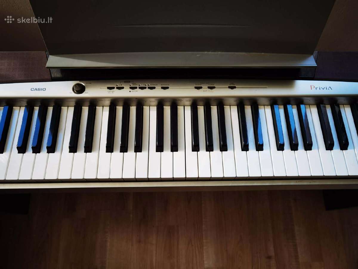 Casio px 120 privia su gamintojo stovu ir pedalu - nuotraukos Nr. 3