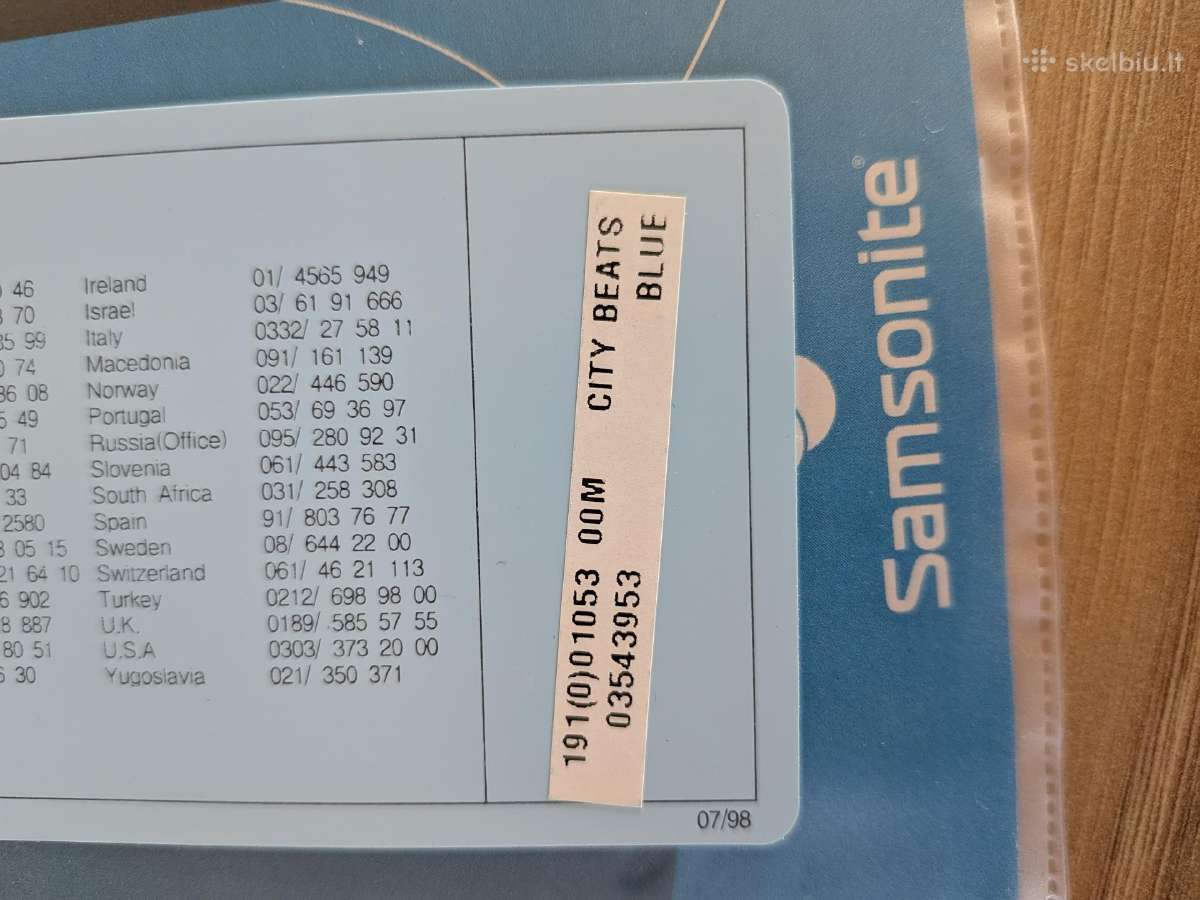 Samsonite City Beats 225 lagaminas 50 eur - nuotraukos Nr. 15