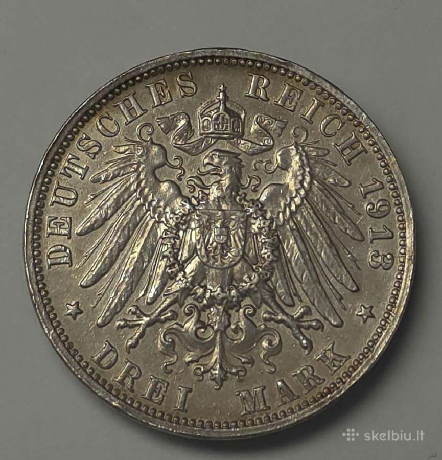 Saksonija, 3 Markės (1913 m.tautų mūšio paminklas) - nuotraukos Nr. 6
