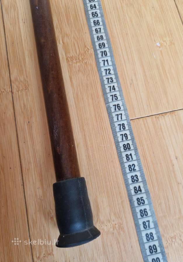 Medinė vaikščiojimo lazdailgis 86 cm - nuotraukos Nr. 5